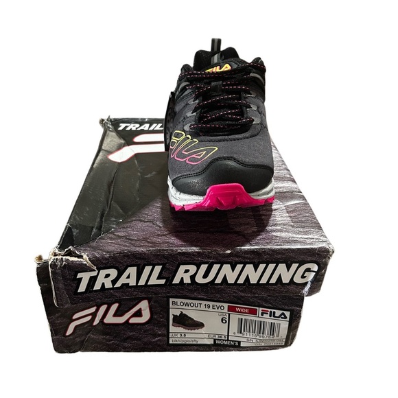 Fila Sneakers - Black and Pink - Picture 2 of 5